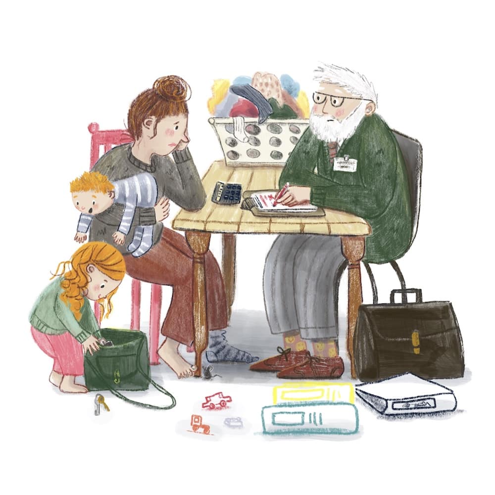 Picture book illustration by Emily House