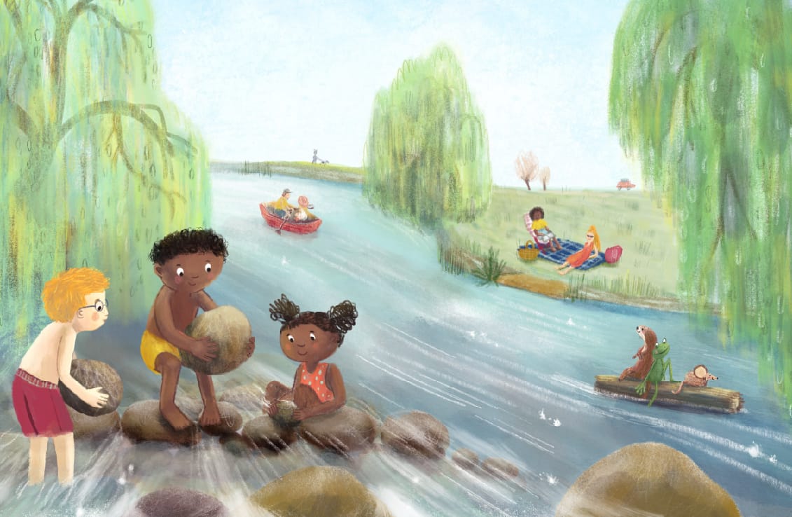 Ode to the River a children's picture book by Emily House