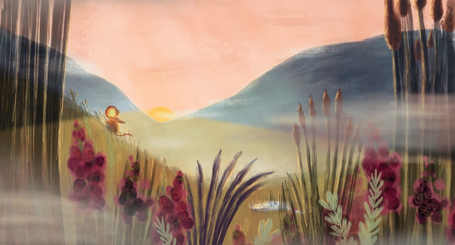 Illustration from Ode to the River, A children's picture book by Emily House