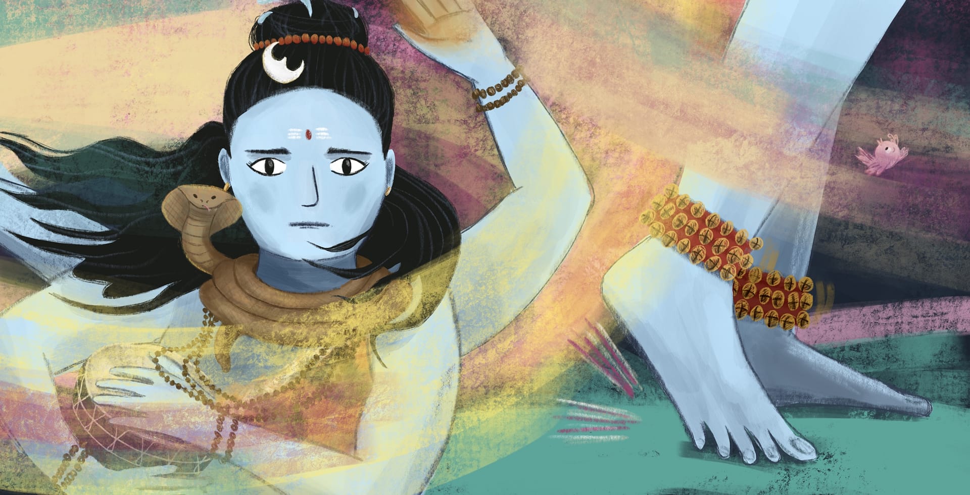 Shiva and His Mighty Dance illustrated by Emily House