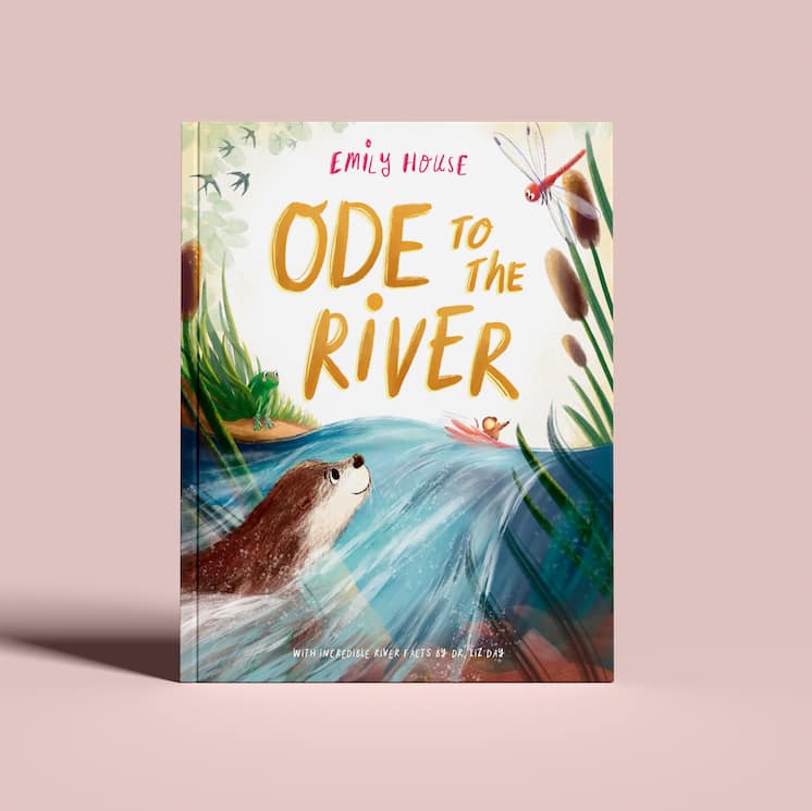 Ode to the River a picture book for children following the river's journey from source to sea written and illustrated by author and illustrator Emily House