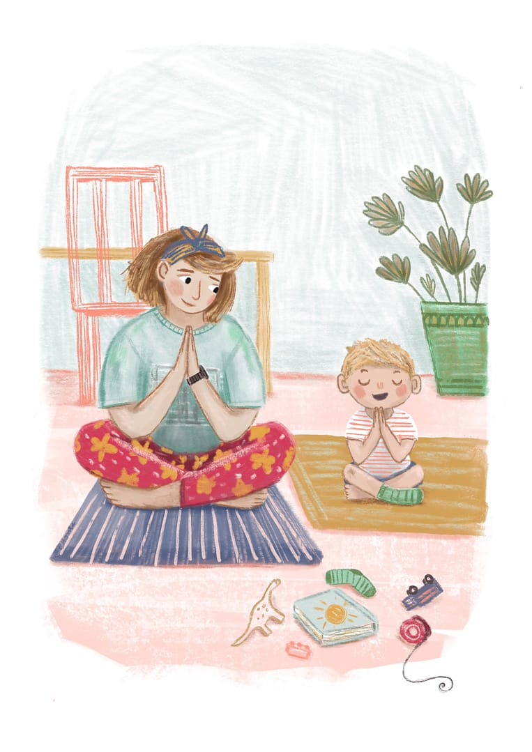 Yoga Time illustrated by Emily House