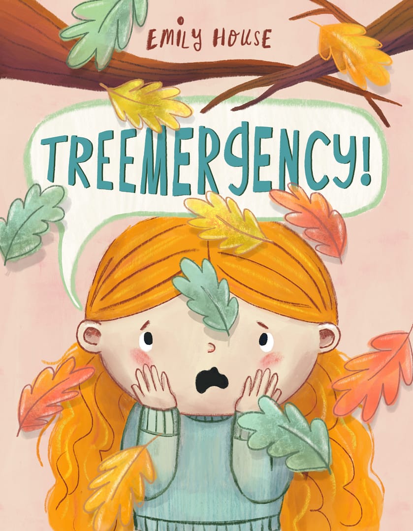 Treemergency front cover Treemergency a picture book by Emily House